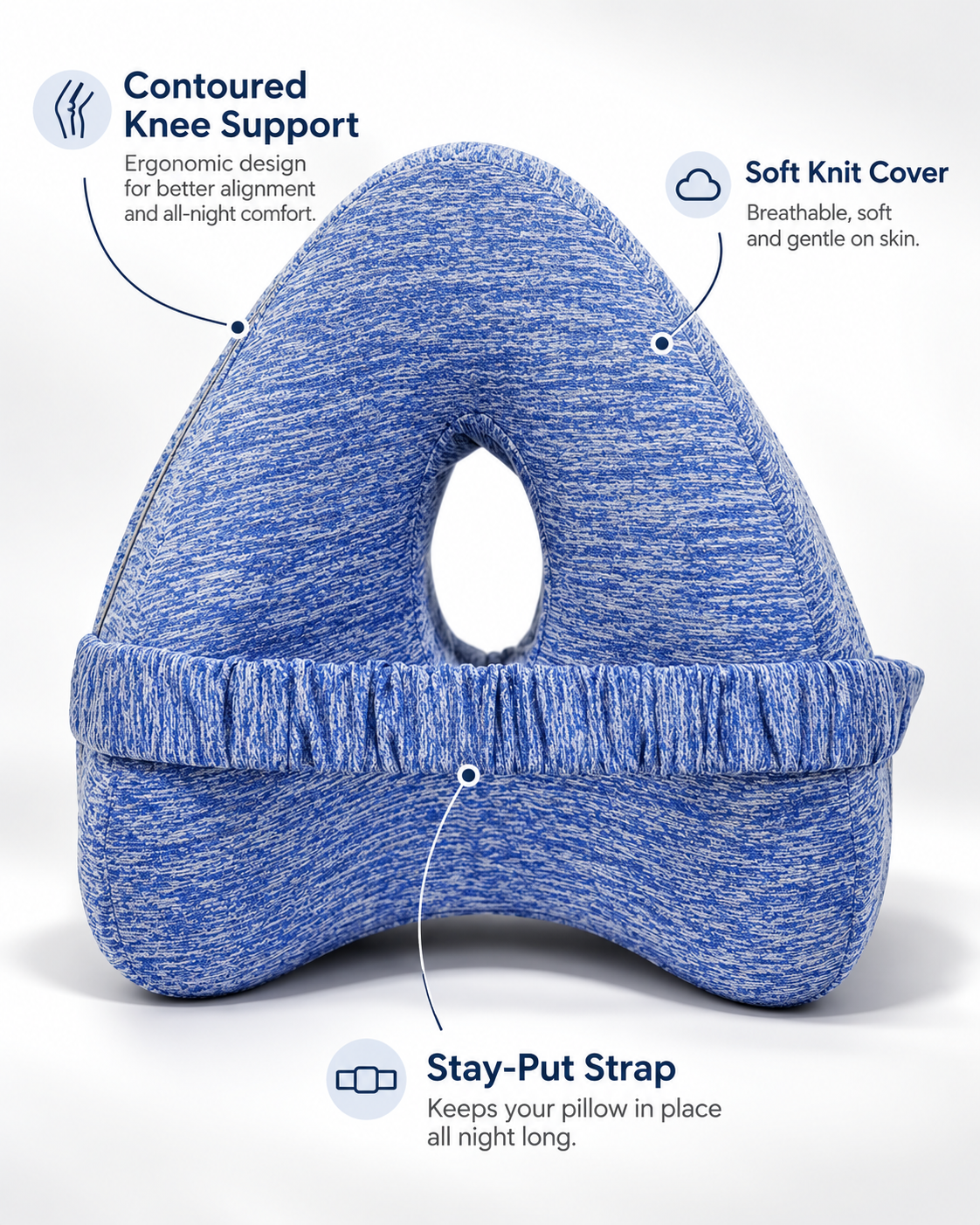Restara Stay-Put Alignment Pillow